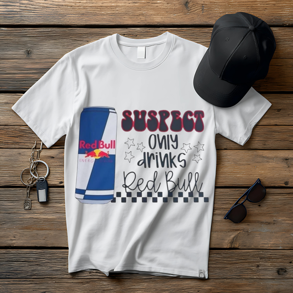 Suspect Only drinks Red Bull