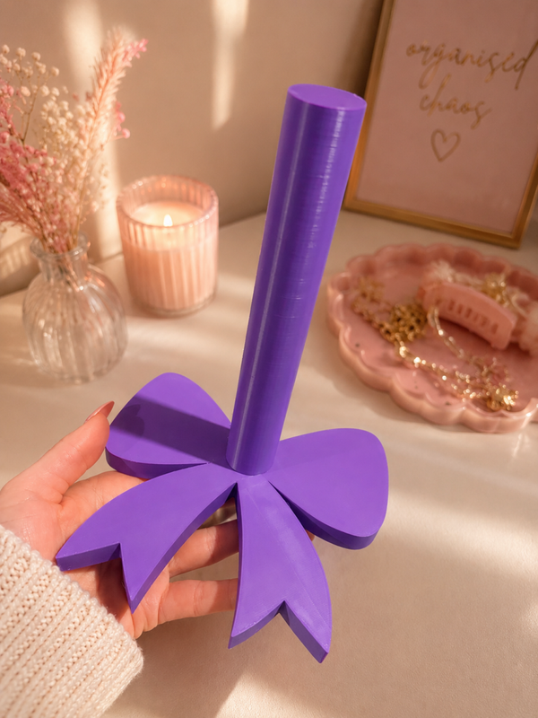 Bow Scrunchie Holder