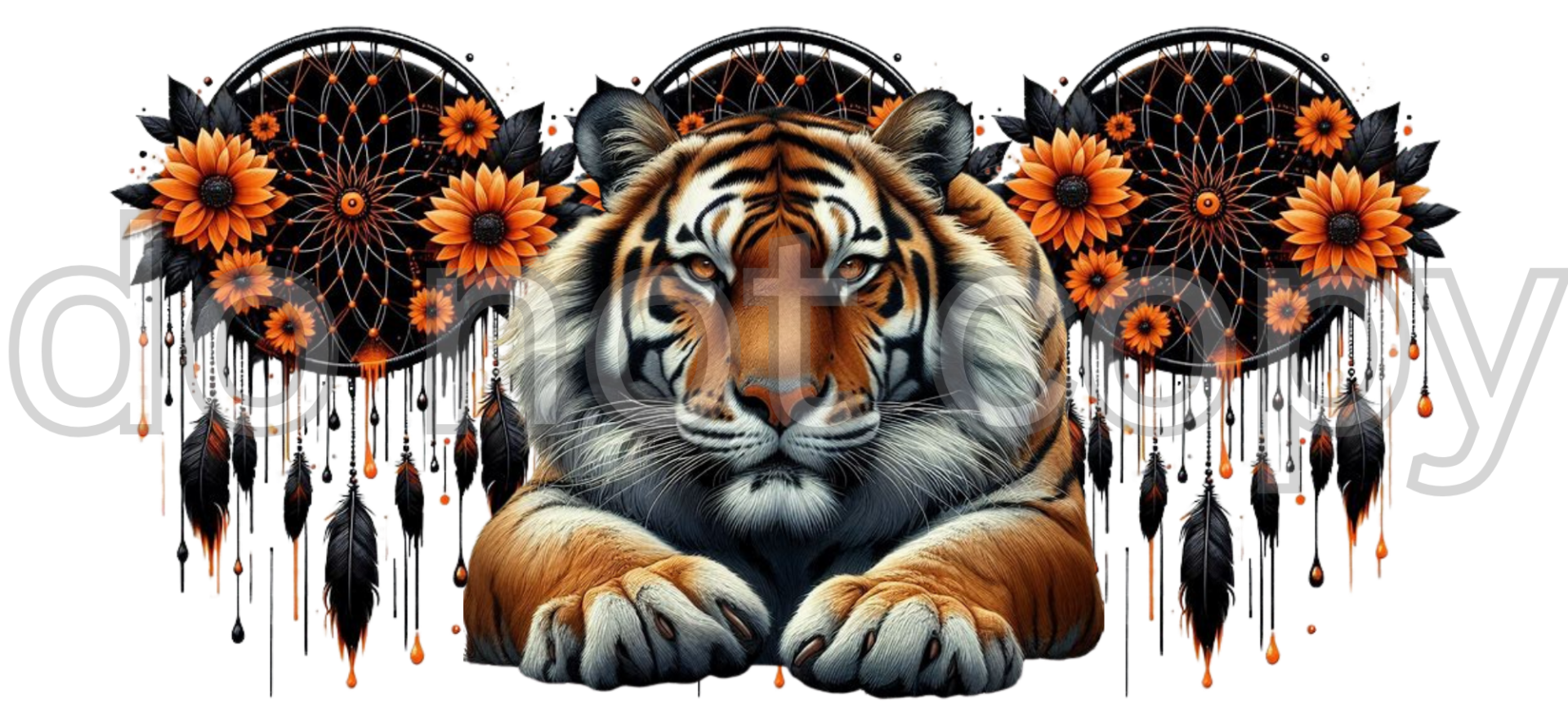 16oz Tiger Dreamcatcher