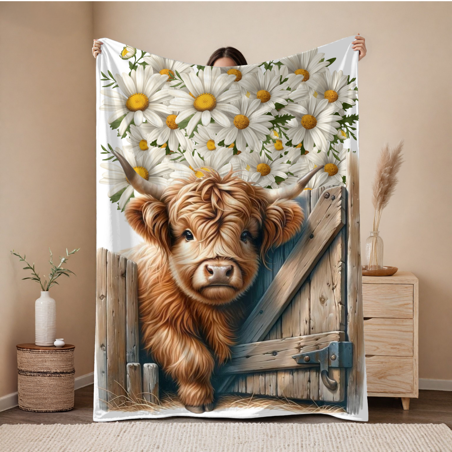 Highland & Daisies