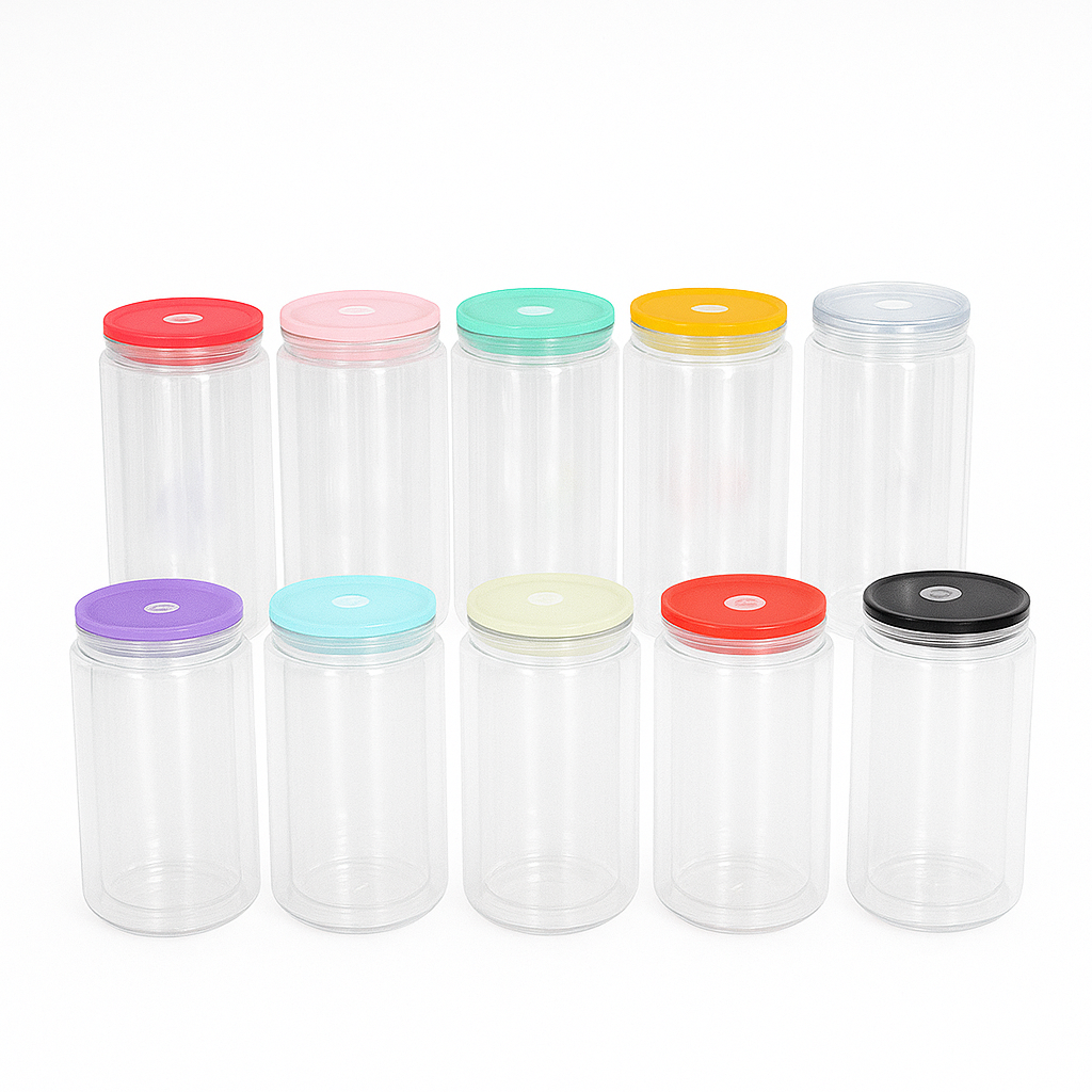 Acrylic - Coloured Lid ~ 20oz