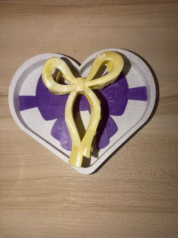 Butter Yellow Marble - Bow