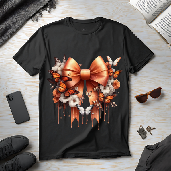 Orange Bows & Butterflies