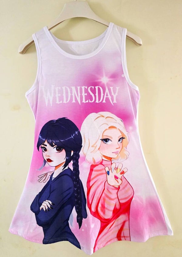 Wednesday Jurkje met haar Vriendin Enid