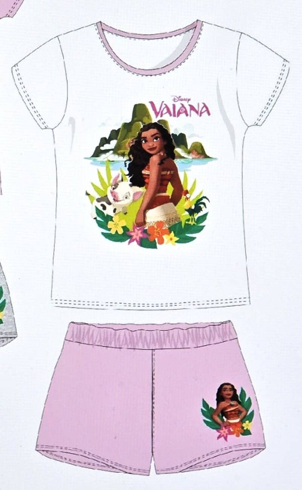 Disney Vaiana Island Shortama  Wit