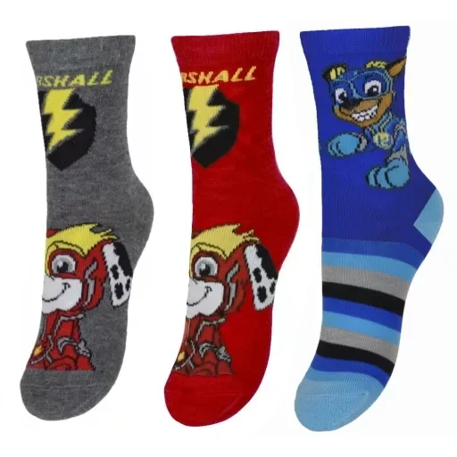 Paw Patrol Kindersokken 3 stuks Maat 23/26
