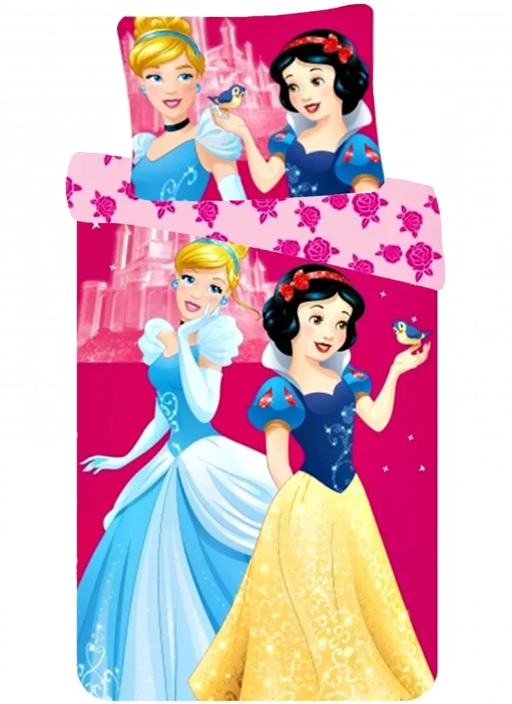 Disney Princes Kinderbed Dekbedovertrek 90 cm x 140 cm