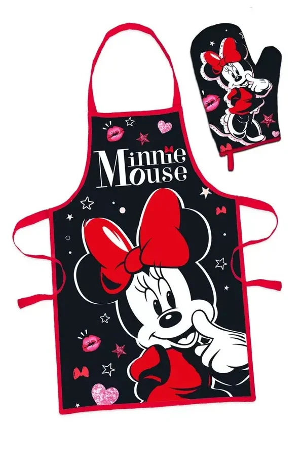 Disney Minnie Mouse Kokssetje met ovenwant