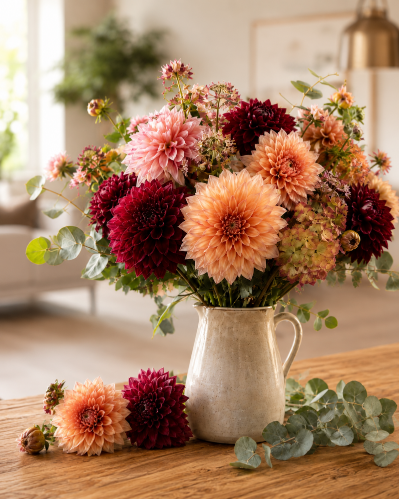 bouquet dalhias