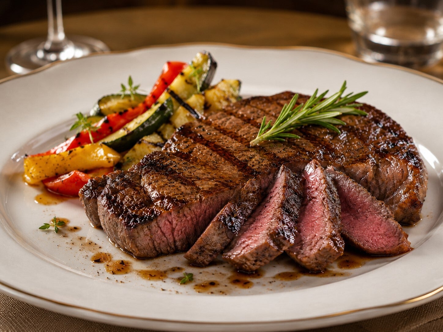 Immagine della categoria Ricette di carne chetogeniche con polpettine, pollo arrosto, arrosto di carne, roast beef, bistecca impanata con osso, Fiorentina e altre preparazioni keto, presentate su una tavola ricca e accogliente.