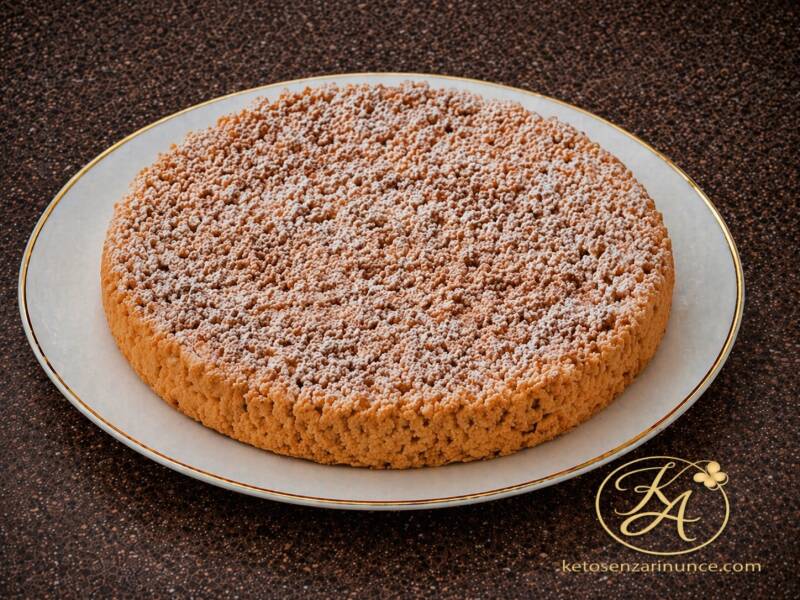 sbriciolata di ricotta con cacao chetogenica, friabile e cremosa