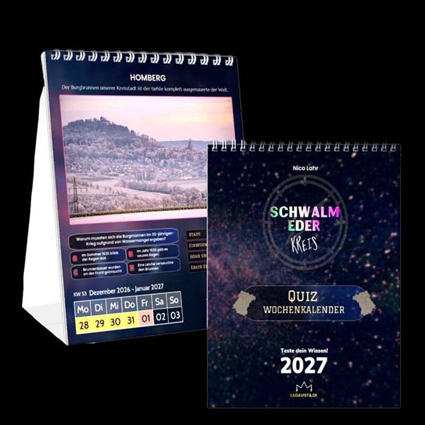 Schwalm-Eder Quiz-WOCHENKALENDER 2027