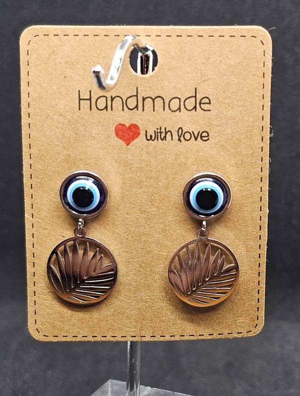 Leaf pendant with Evil 😈 👁