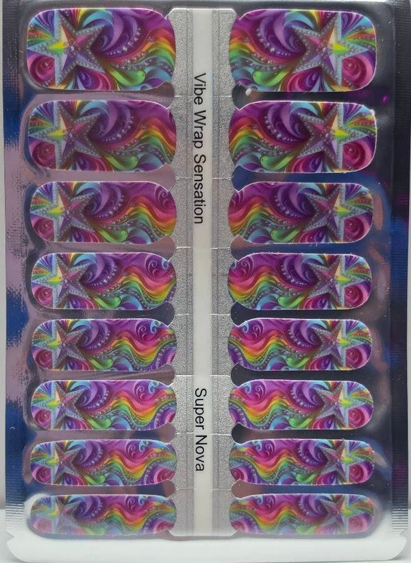Super Nova Glow Nail Wrap