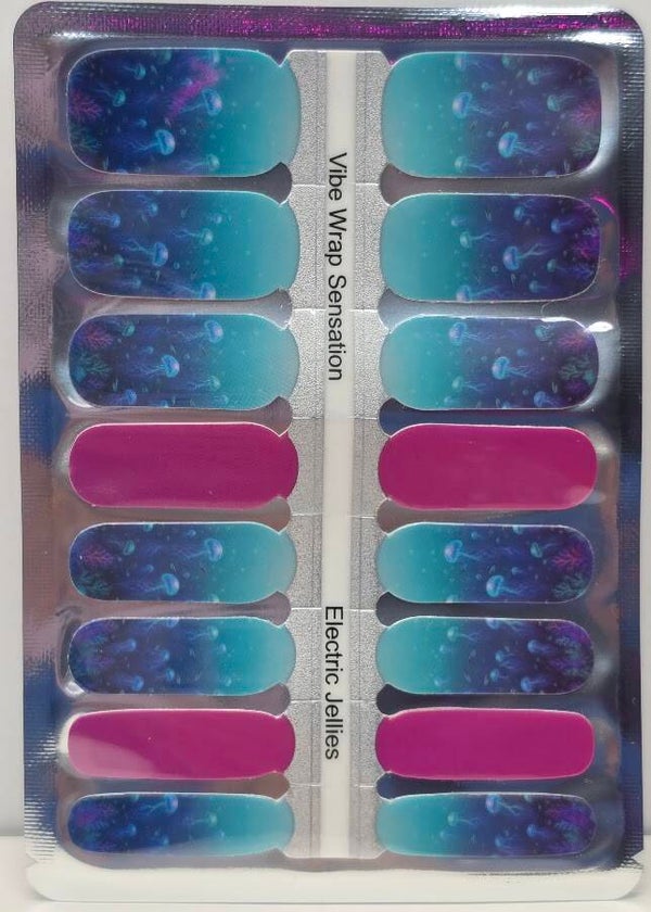 Electric Jellies Glow Nail Wrap