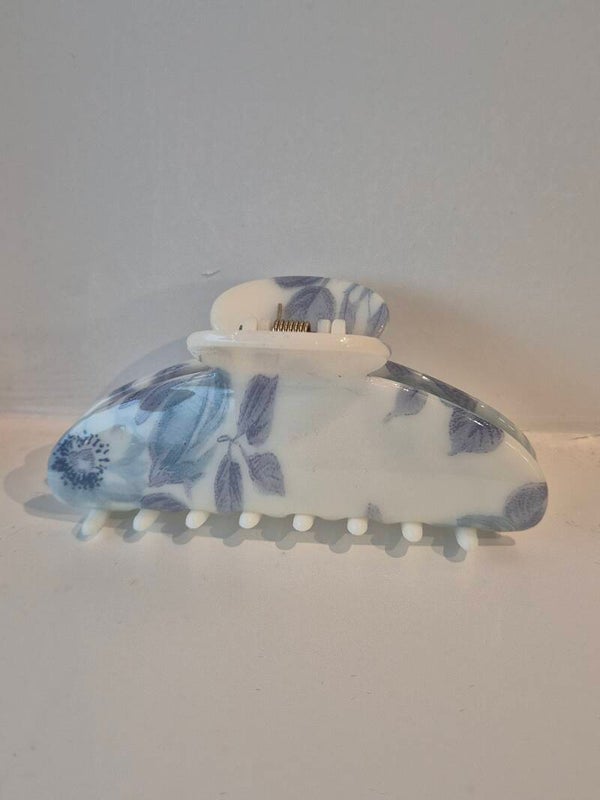 Haarklem Marble white blue