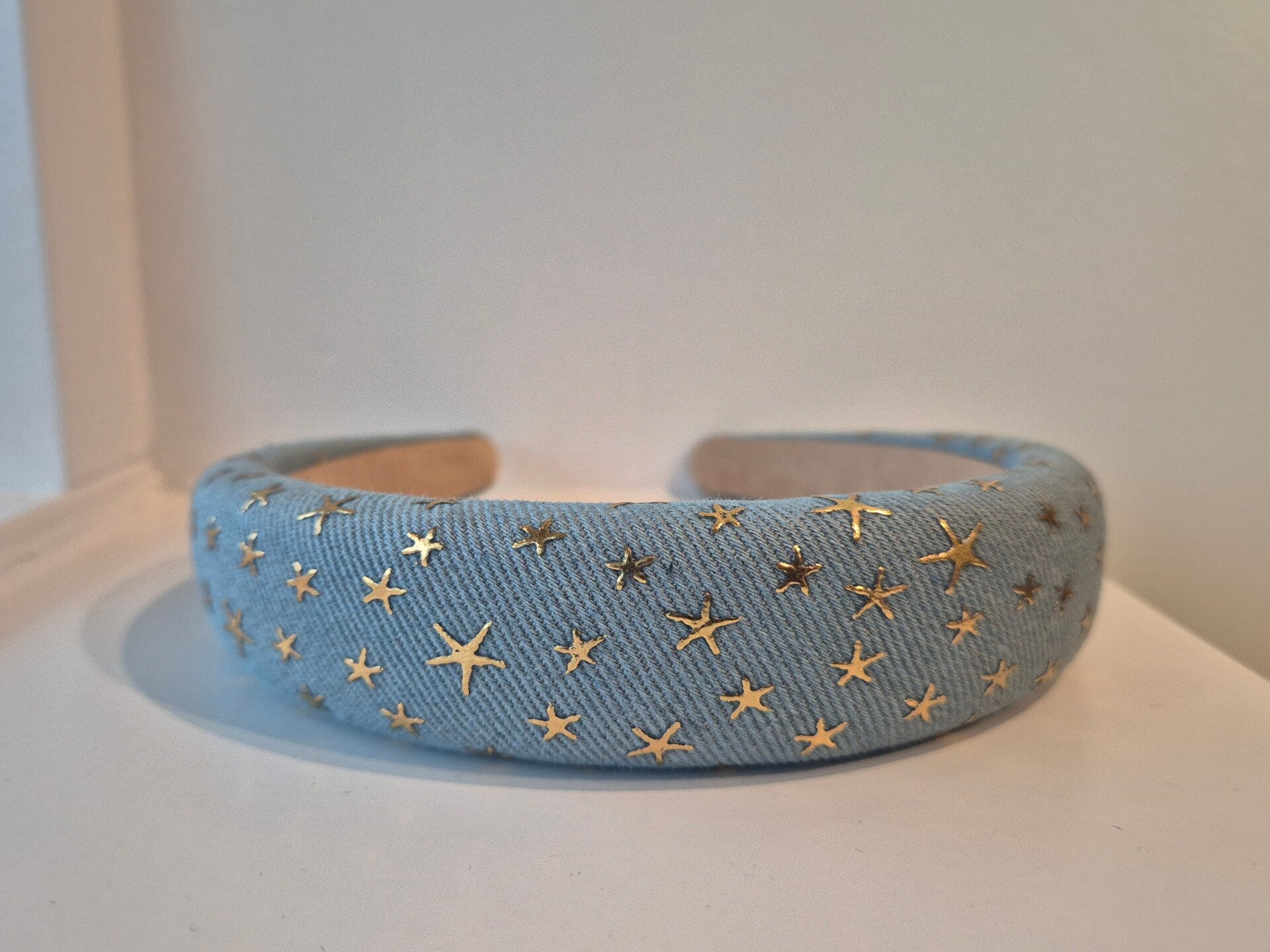 Haarband 'denim stars'
