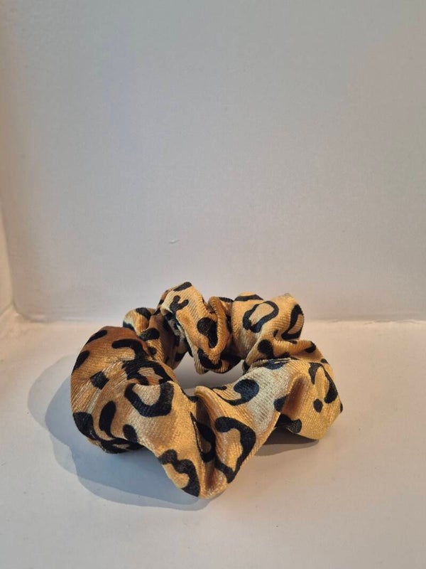 Scrunchie 'Dark leopard'
