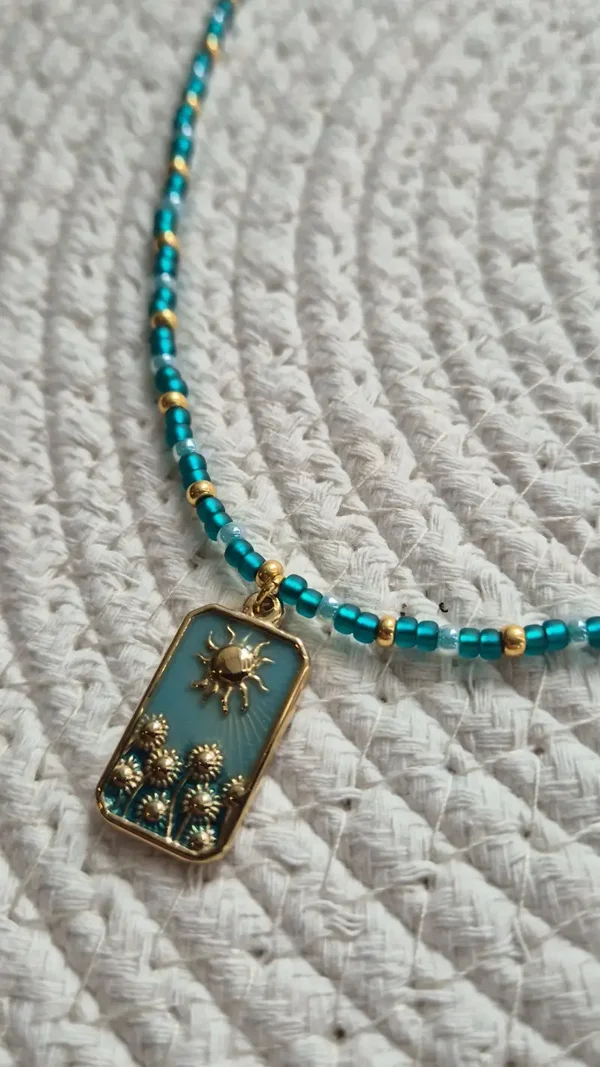 Zeevonk - ketting met bedel