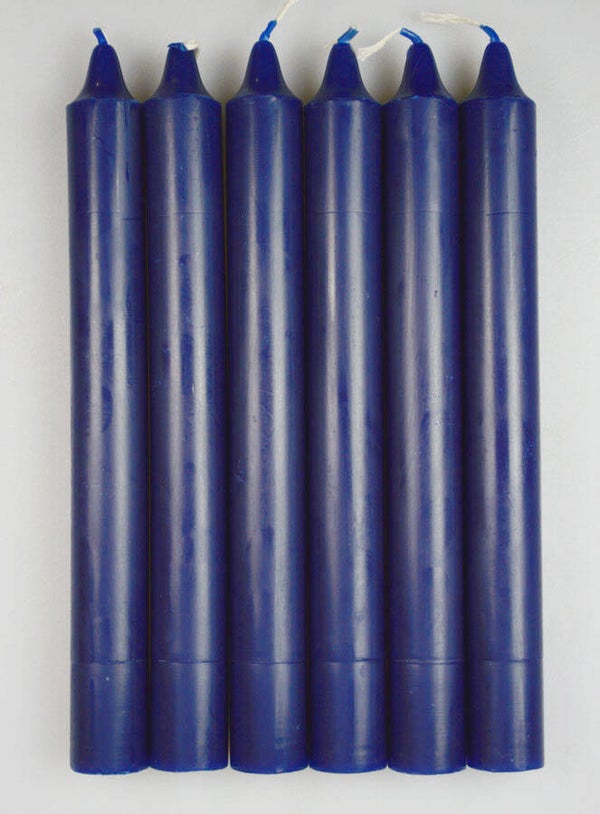 Bougie, neuvaine bleu roi