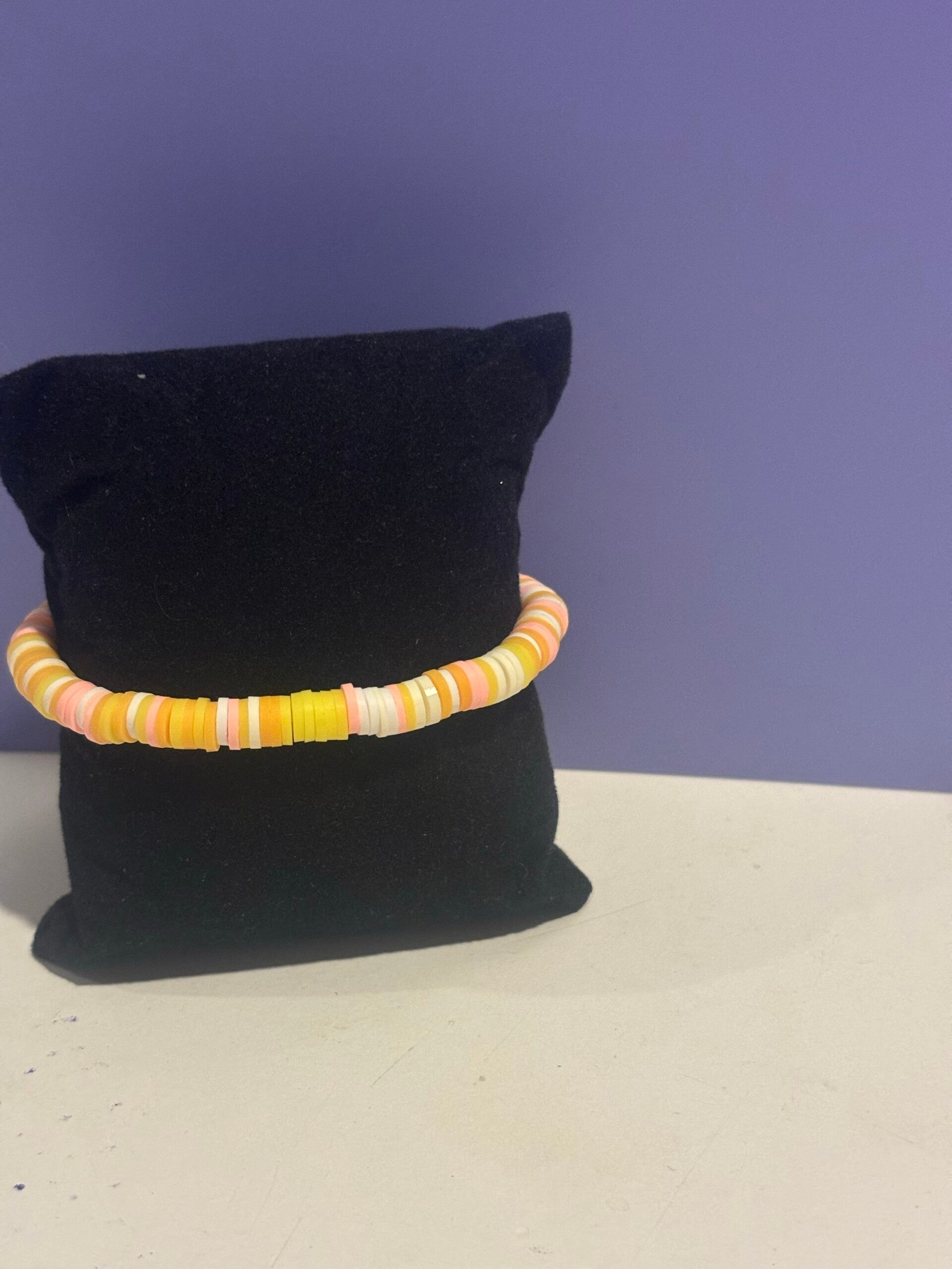 armband - geel en roze