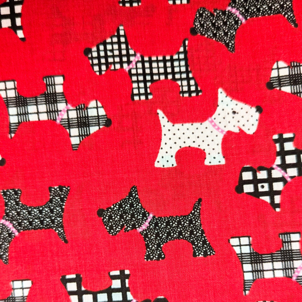Red Scottie Dog Set