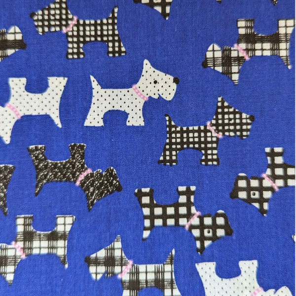 Blue Scottie Dogs Set