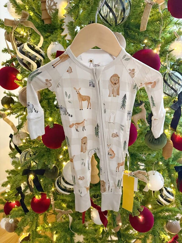 Woodland Wildlife Convertible Bamboo Sleeper