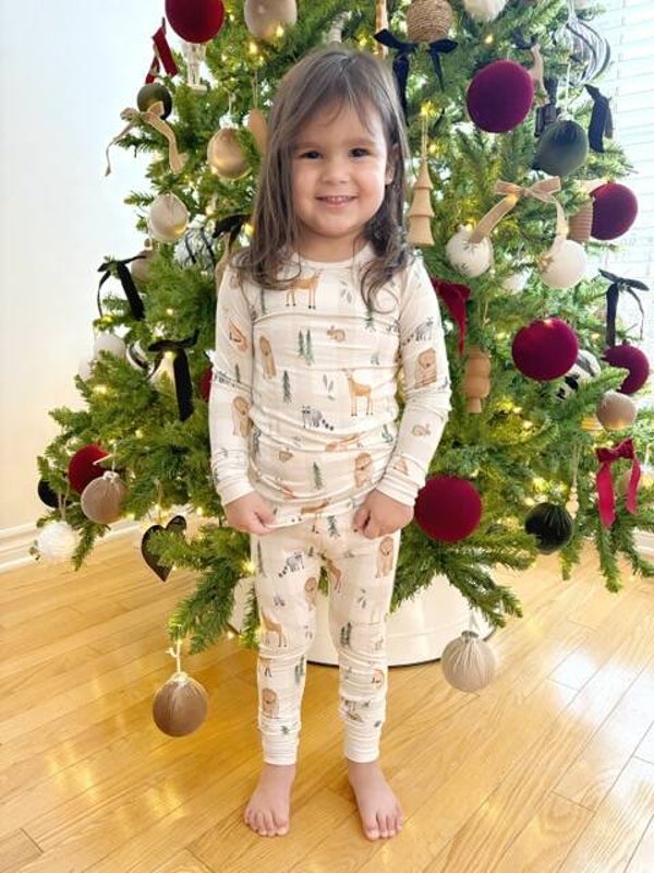 Woodland Wildlife Two Piece Bamboo Set