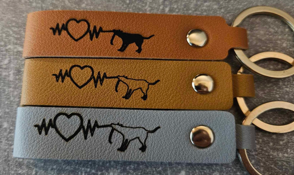 Sleutelhanger - Leren bandje