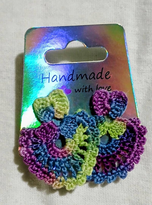 Lacy Double Heart Earrings