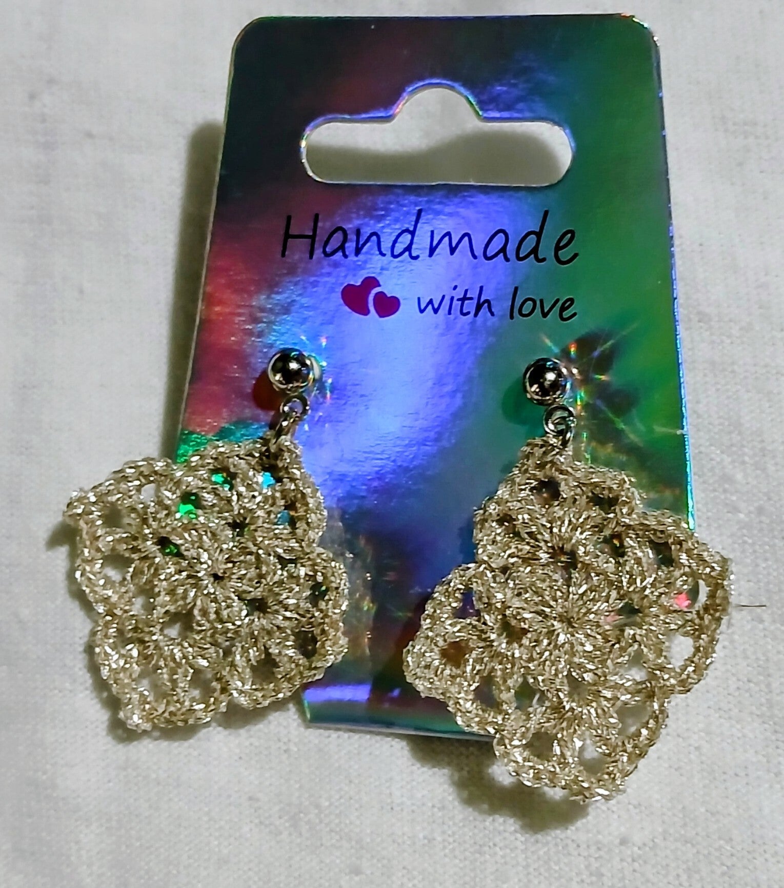 Lacy Granny Square Earrings