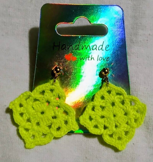 Lacy Granny Square Earrings