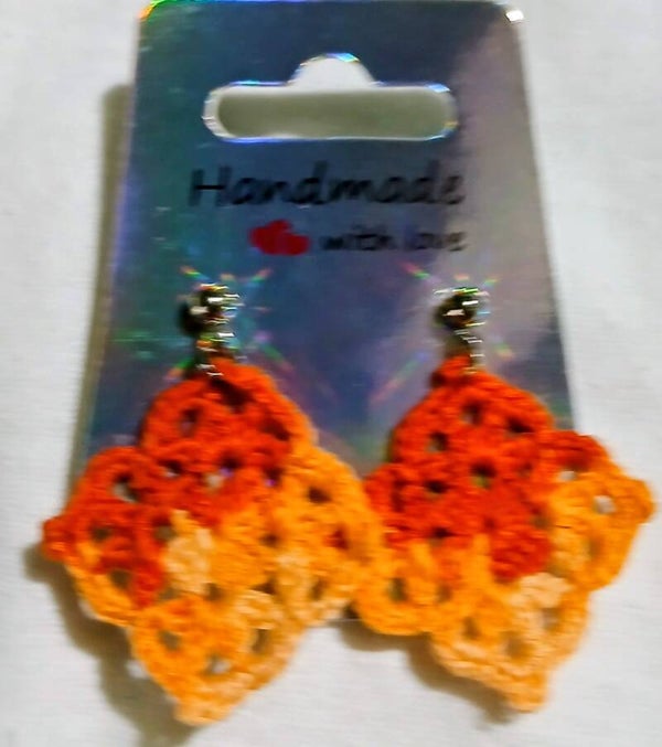 Lacy Granny Square Earrings