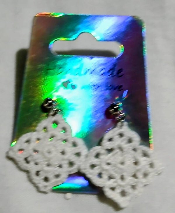 Lacy Granny Square Earrings