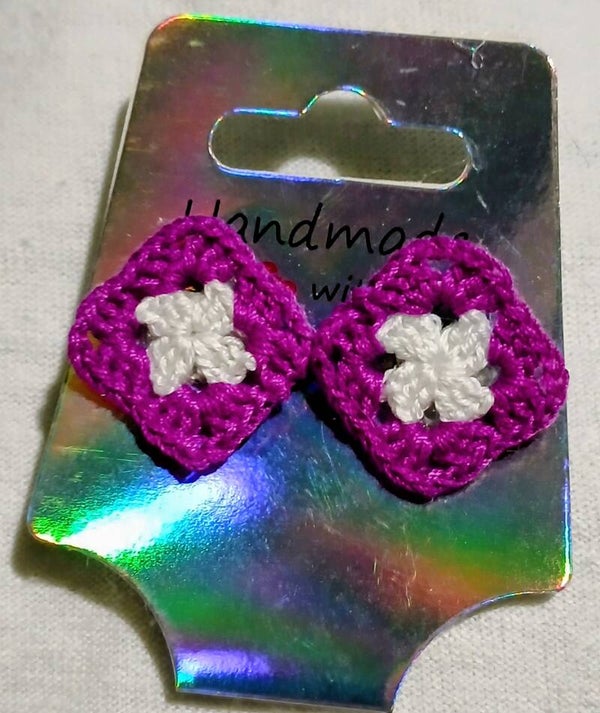Granny Square Earrings
