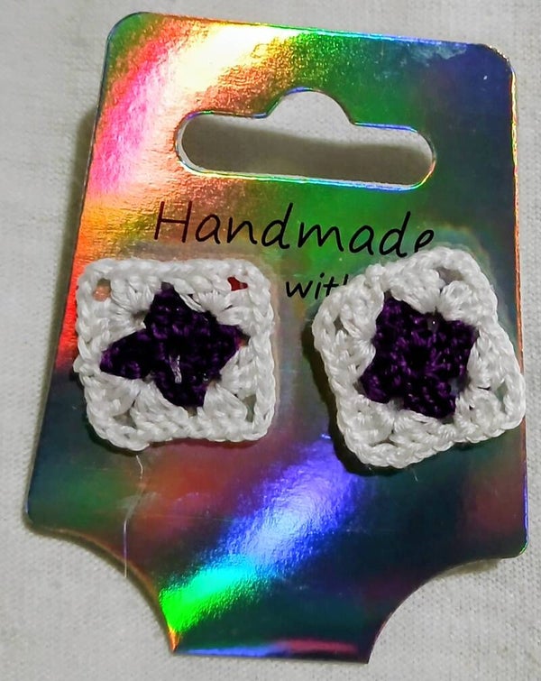 Granny Square Earrings