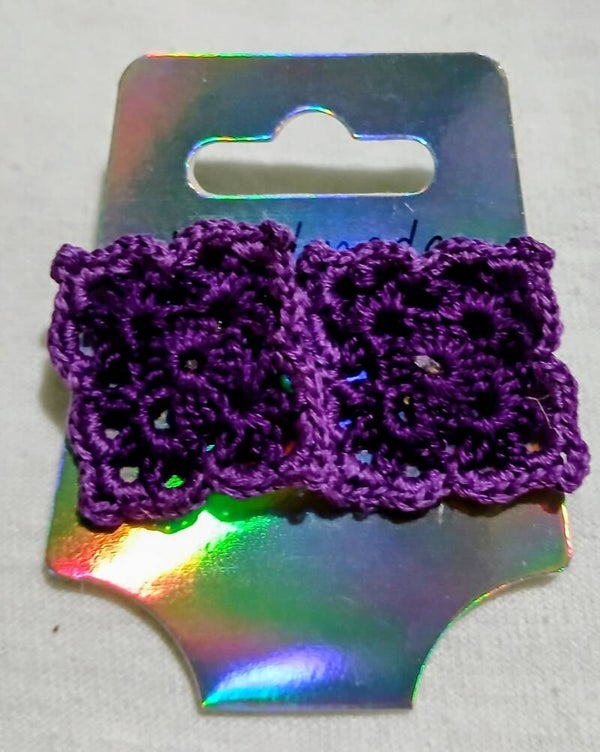 Lacy Granny Square Earrings