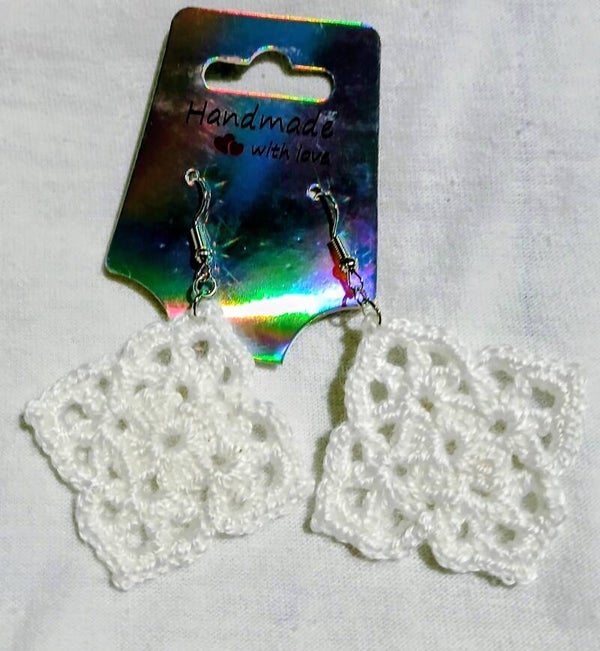 Lacy Granny Square Earrings