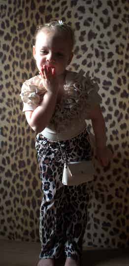 meisjes panter set