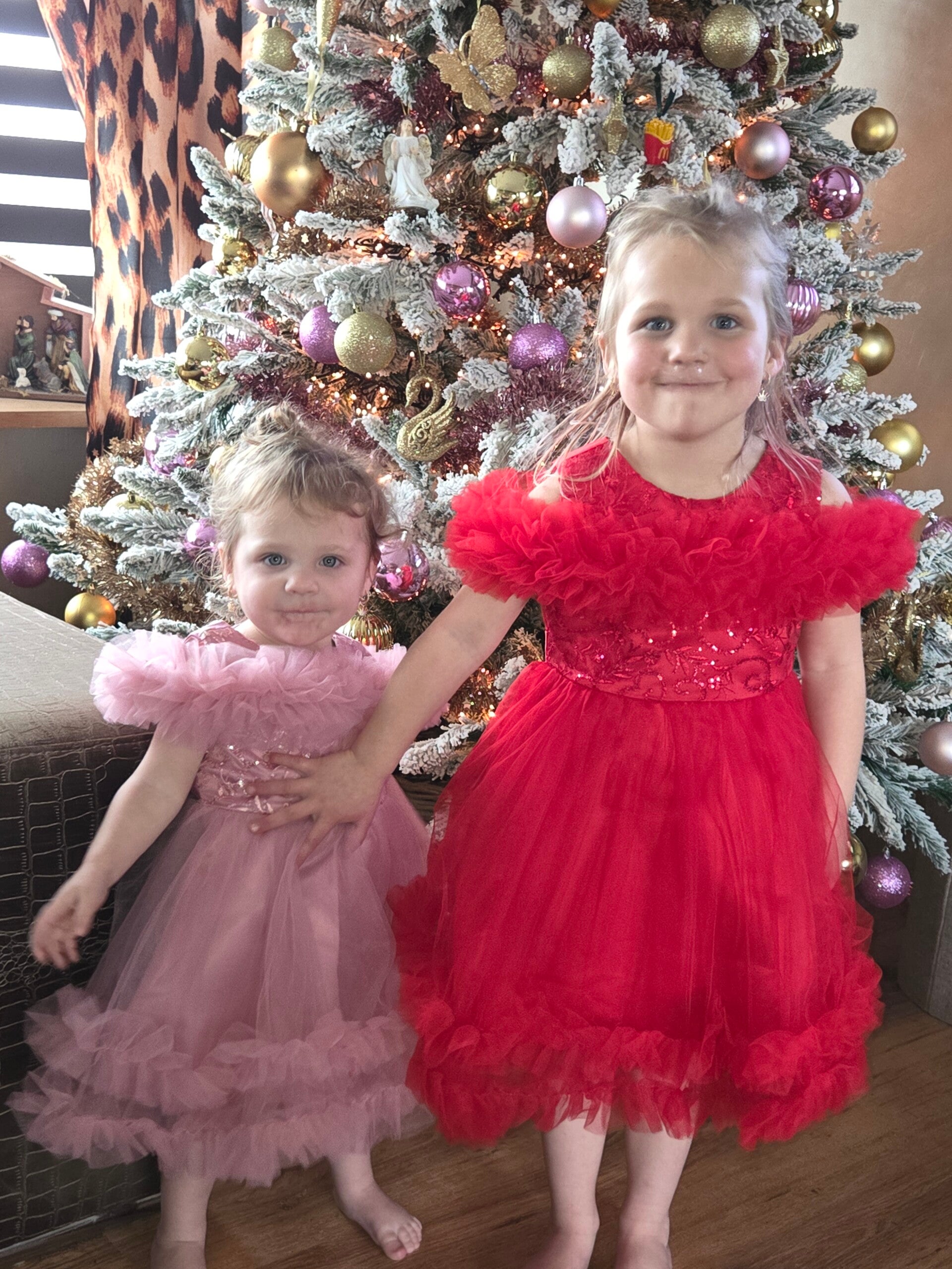 feestjurkje oud roze