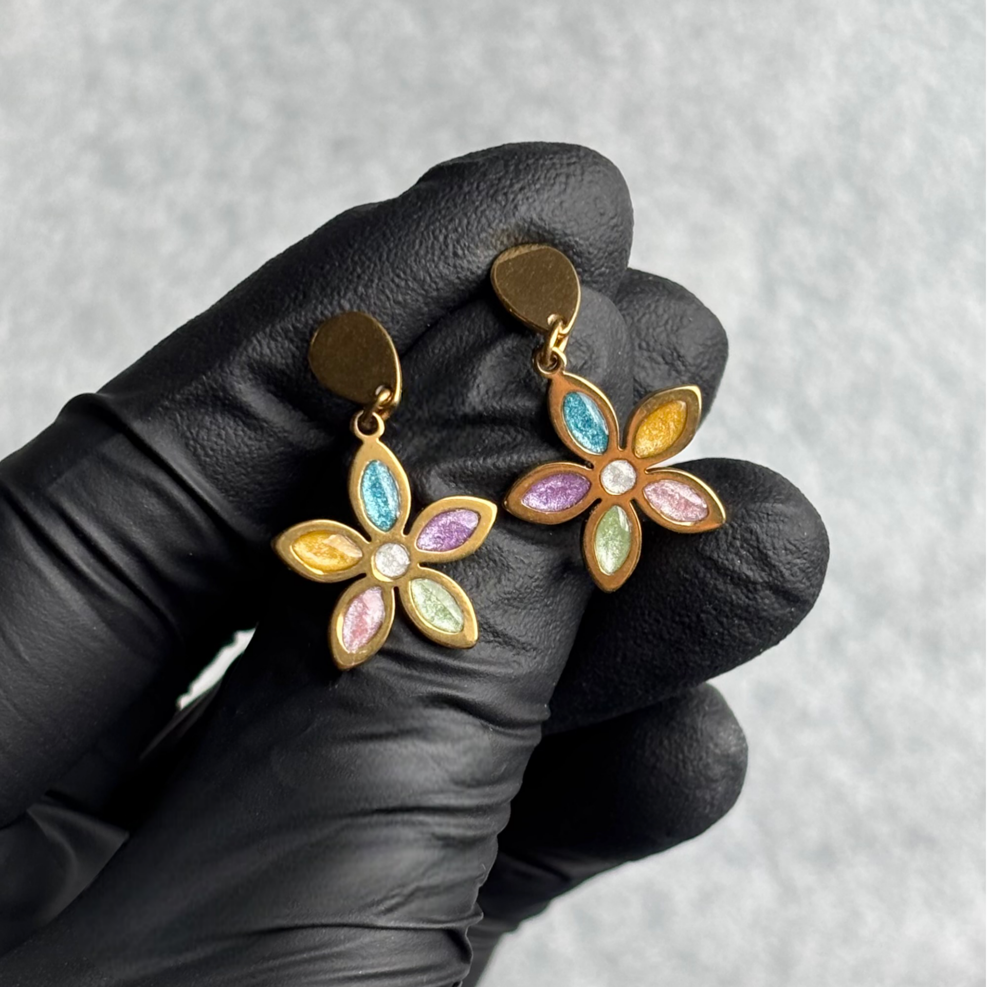 Boucles d’oreilles fleurs