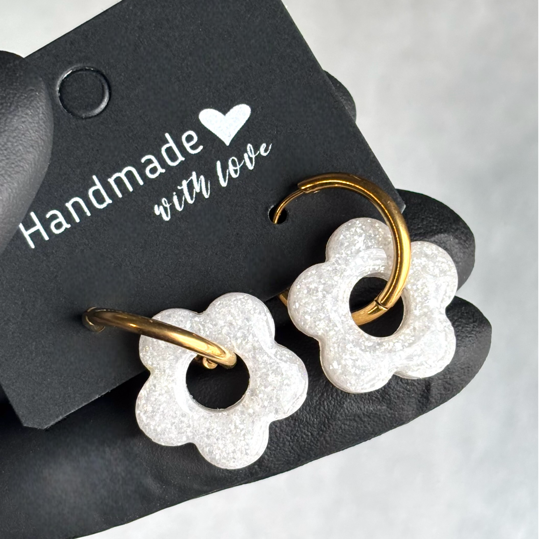 Créoles fleurs interchangeables classiques