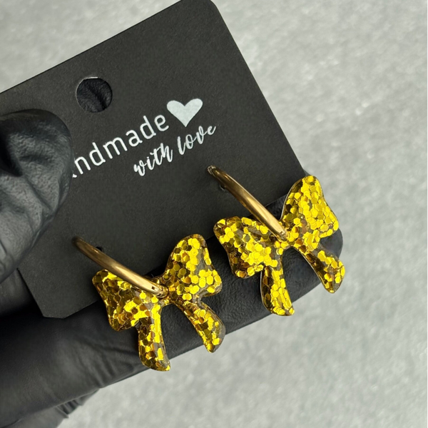 Créoles noeuds interchangeables paillettes moyennes