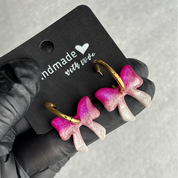 Créoles noeuds interchangeables tricolores