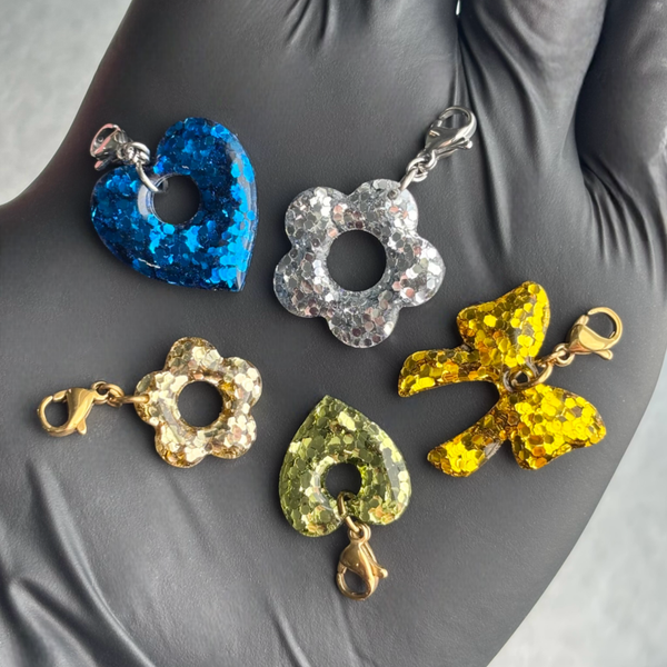 Breloques interchangeables paillettes moyennes