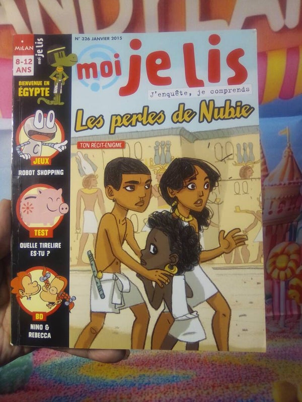 Moi je lis " Les perles de Nubie"