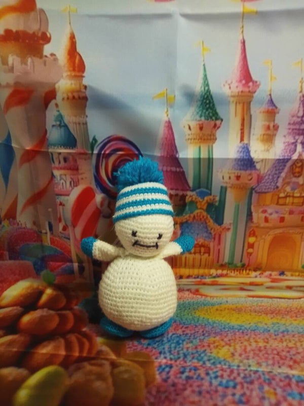 Bonhomme de neige en tricot