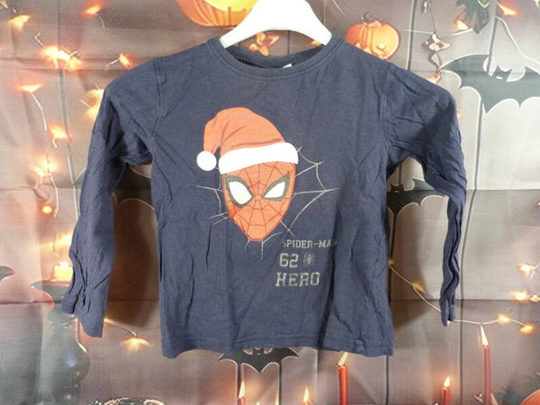Manche longues Spiderman Noël