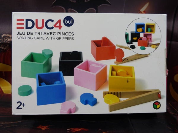 Jeu de tri avec pinces